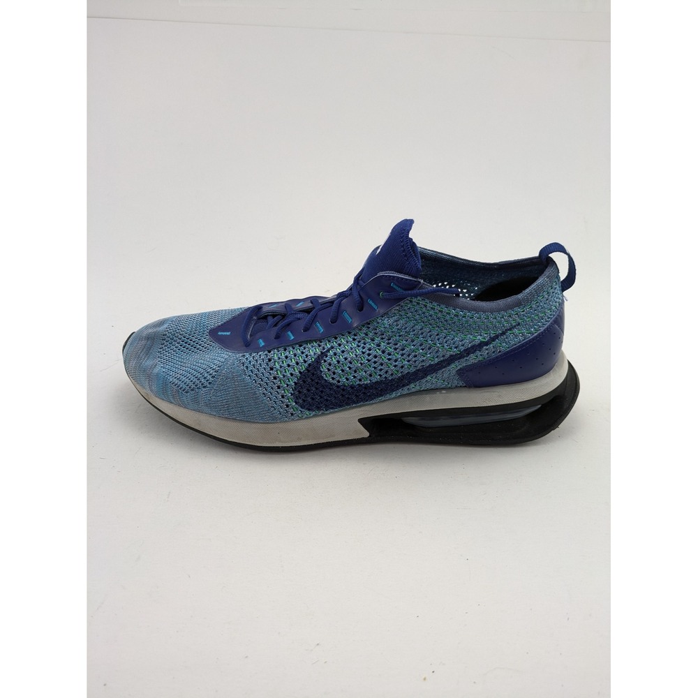 Mens Nike Air Max Flyknit Racer Royal Blue Running Shoes FD2765-400 Size 14 - Picture 2 of 7